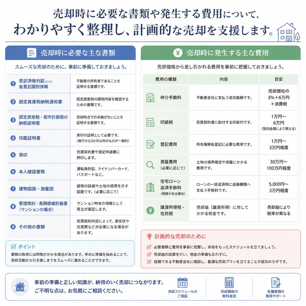 必要書類と費用の確認