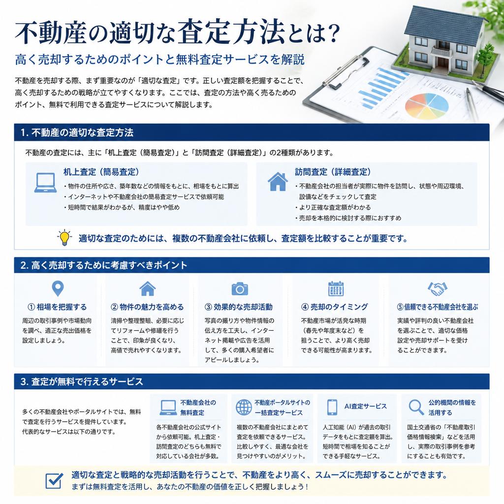 売却を成功させるための査定方法