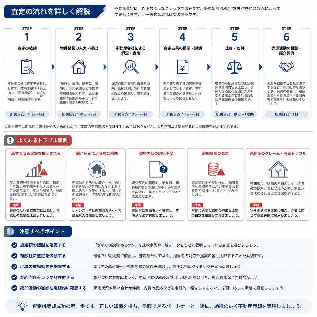 5. 査定の流れと注意点