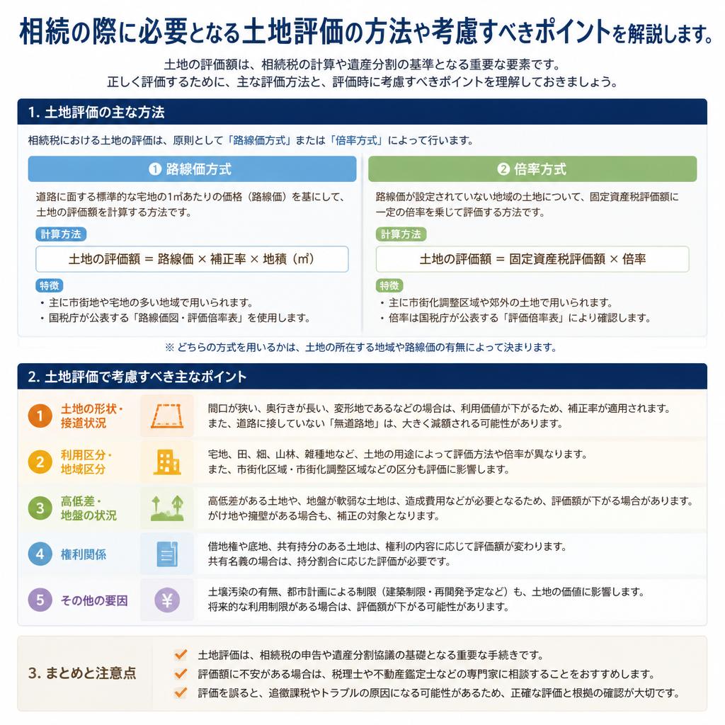4. 相続時の土地評価とは?
