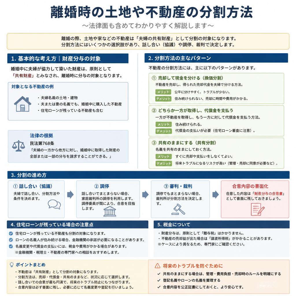 5. 離婚による不動産の取り扱い