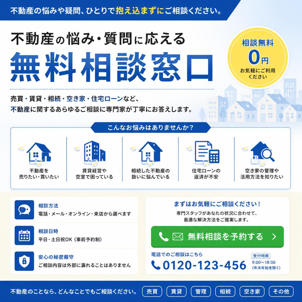 7. 無料相談窓口の案内