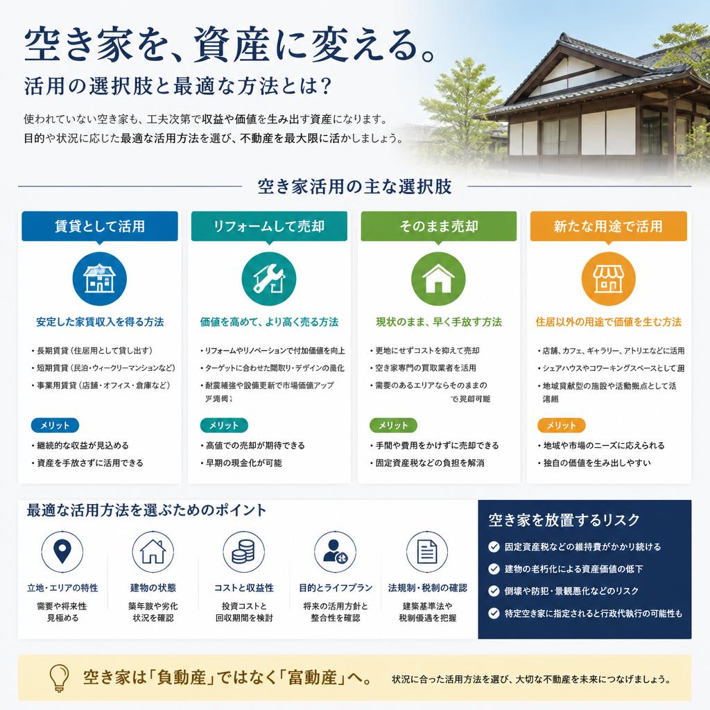 不動産を資産活用する方法