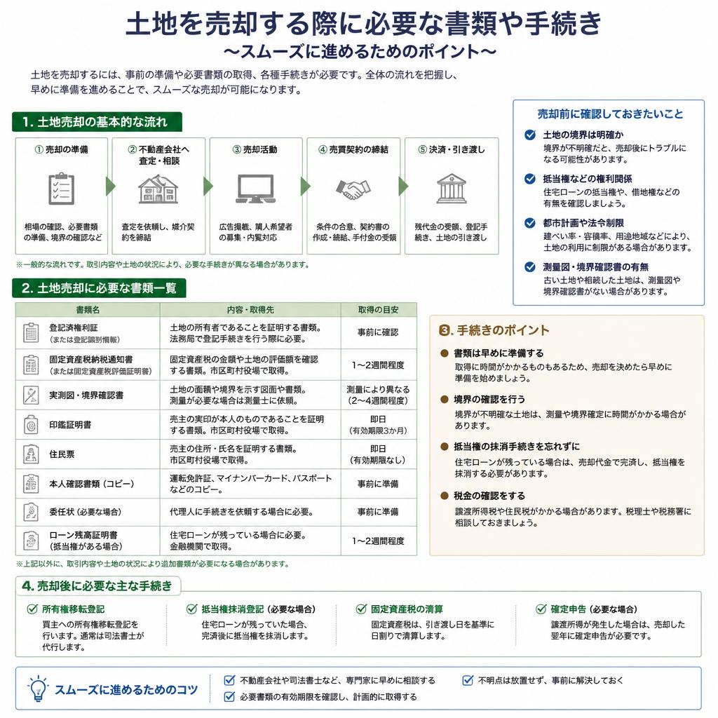 売却前に知っておくべき書類と手続き