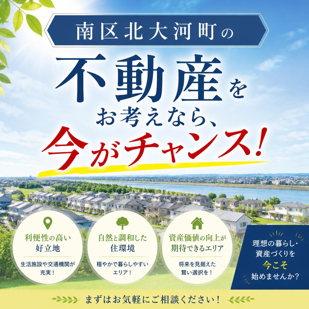南区北大河町の不動産をお考えなら、今がチャンス！