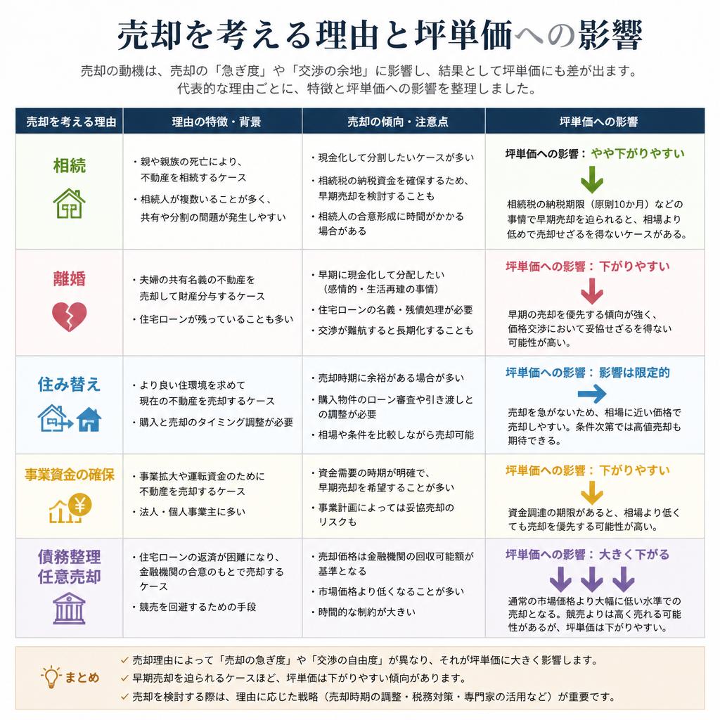 2. 不動産売却の理由とその影響