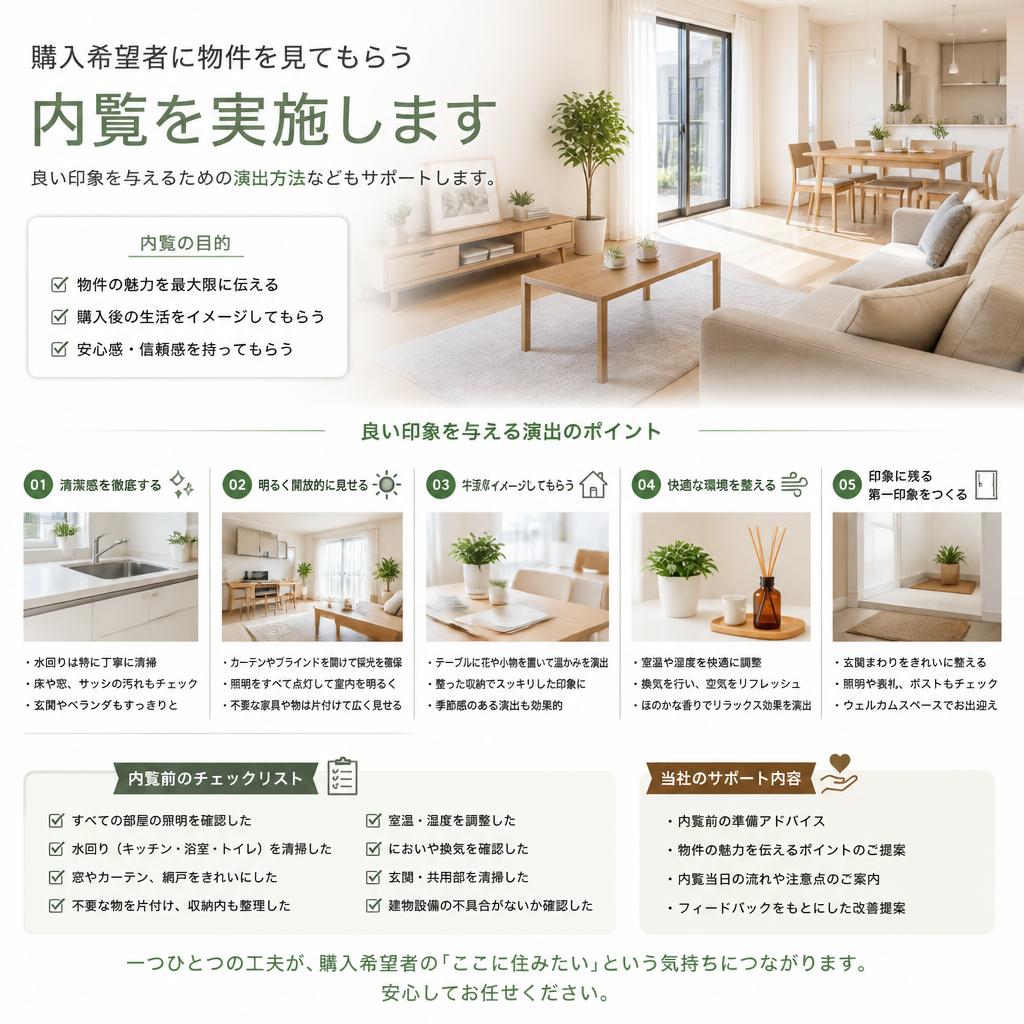ステップ5: 内覧を実施する