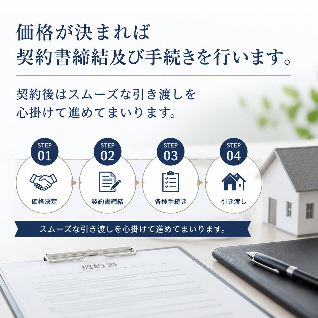 ステップ7: 契約と引き渡しを行う
