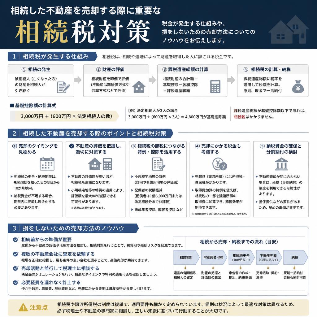 相続税対策：売却時のポイント