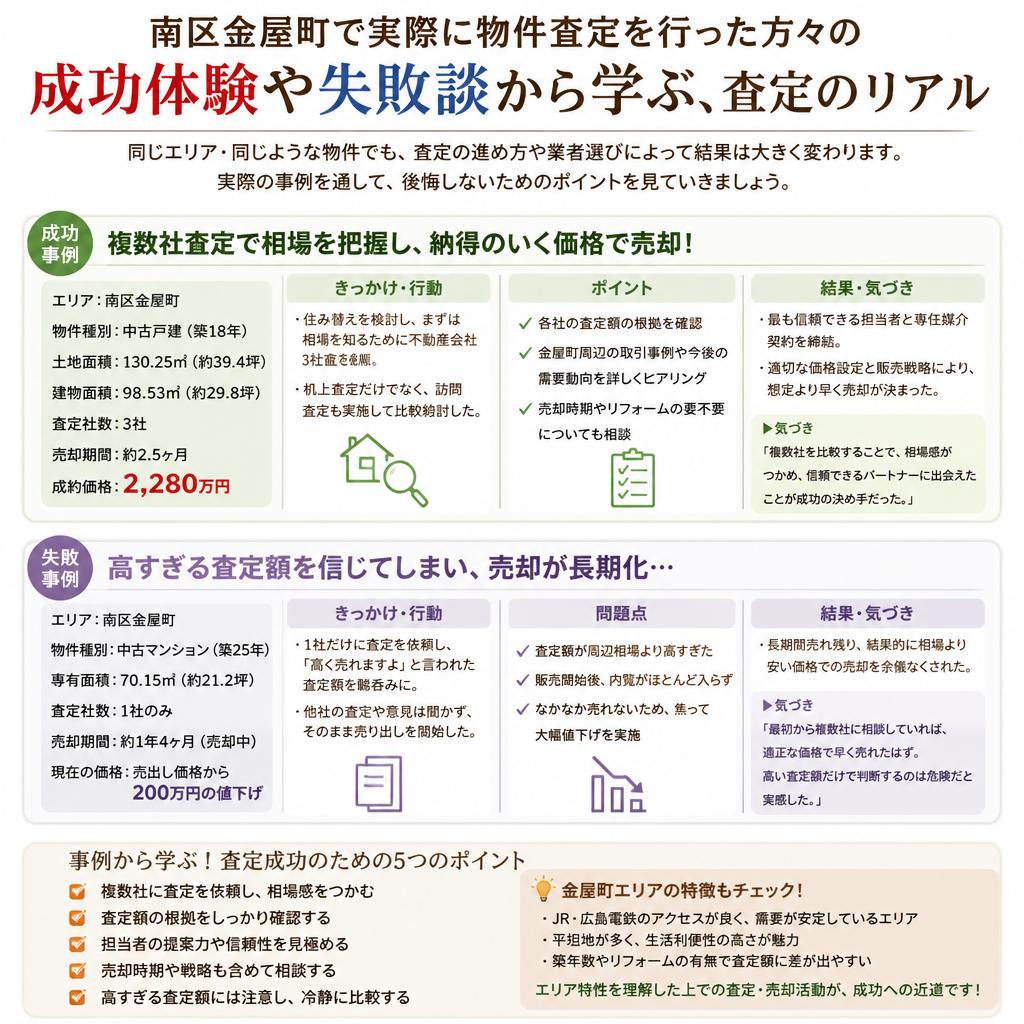 実際の体験談:成功した物件査定のケーススタディ