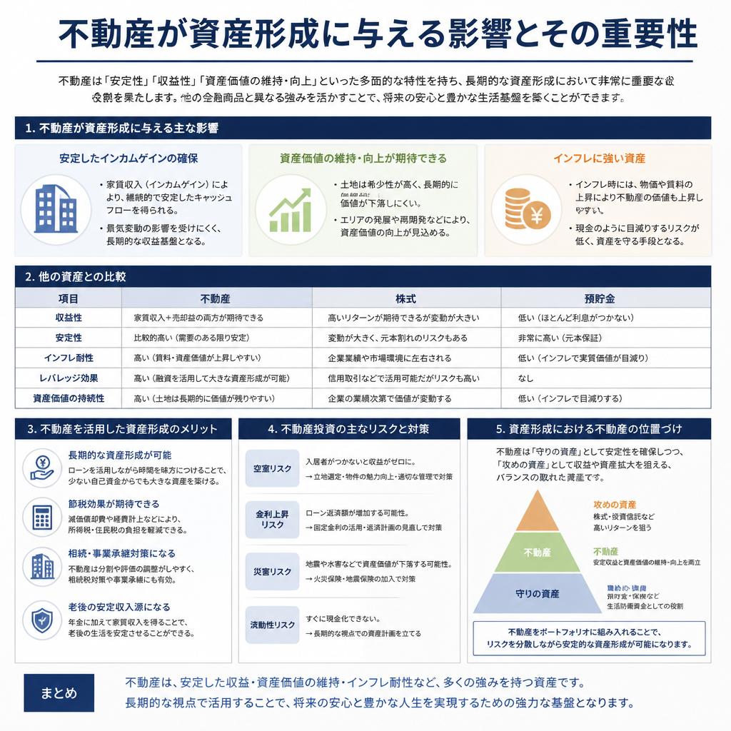 2. 資産形成における不動産の役割