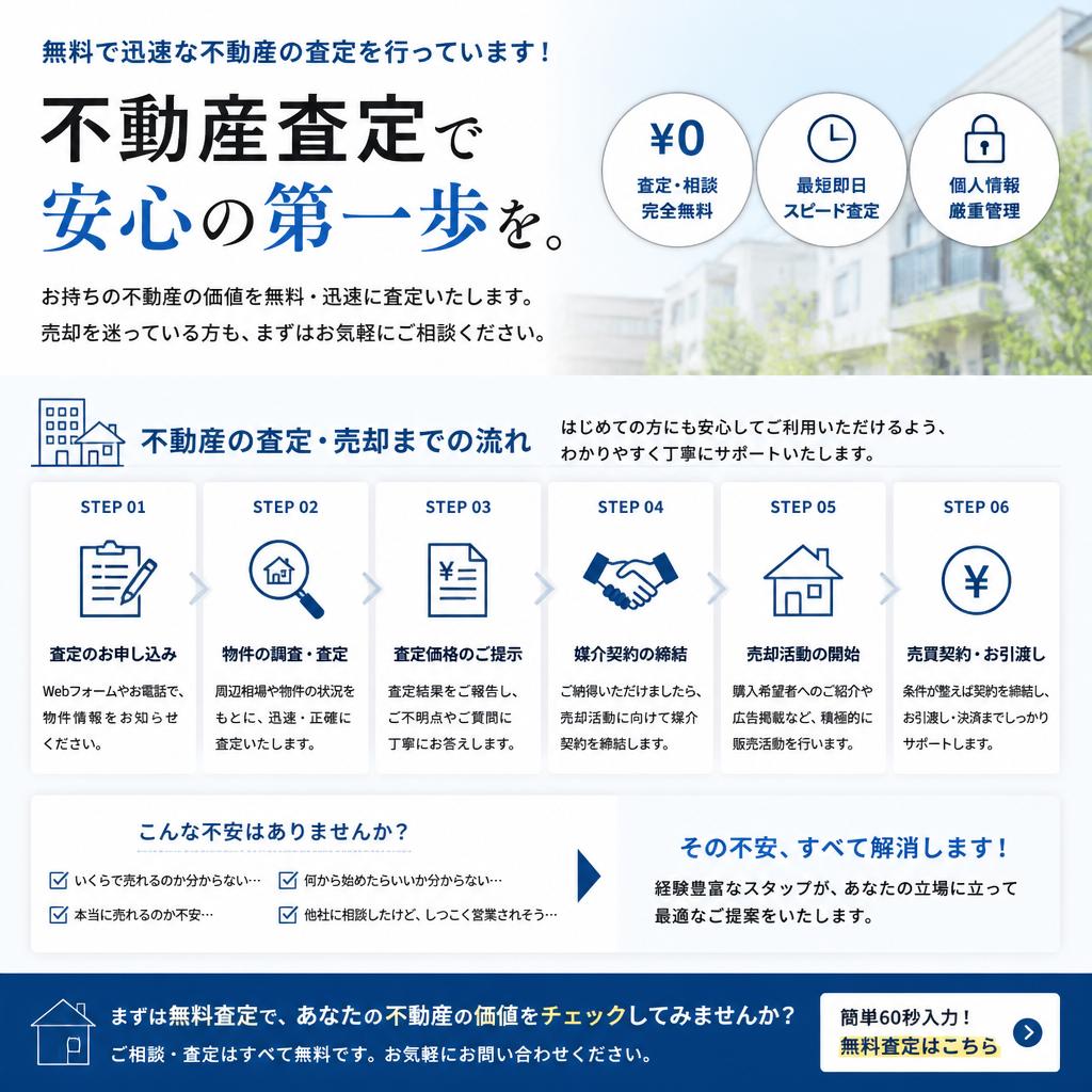 スピーディな査定サービスの提供