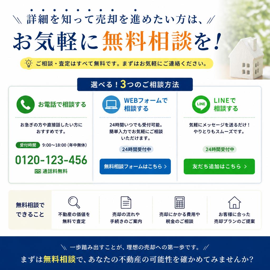 今すぐ無料相談へ！