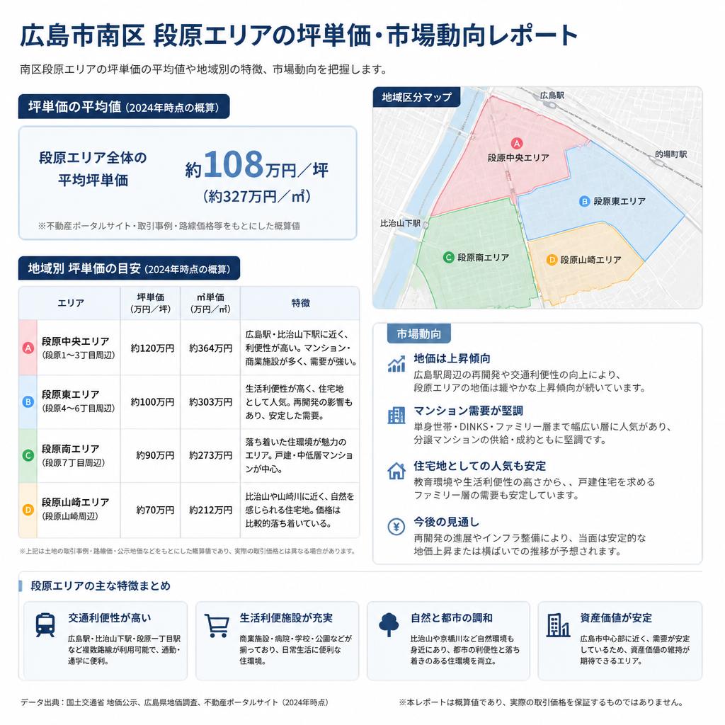 南区段原の坪単価の現状