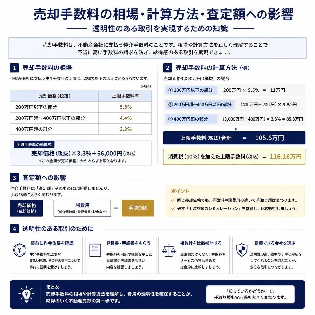売却手数料の仕組み