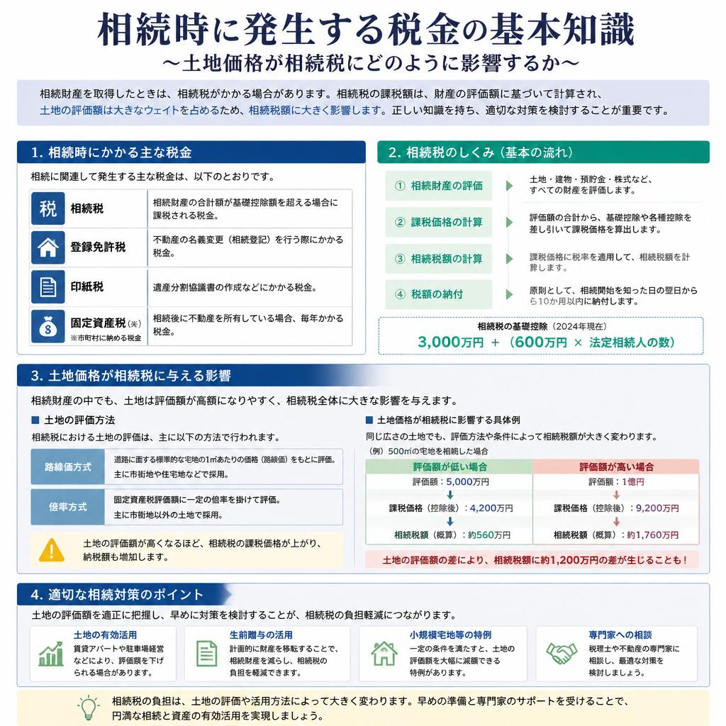 相続税と土地価格の関係