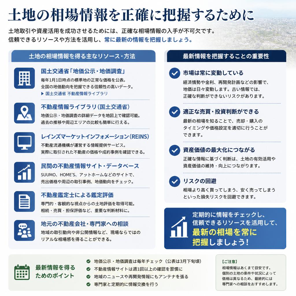 相場情報の入手方法
