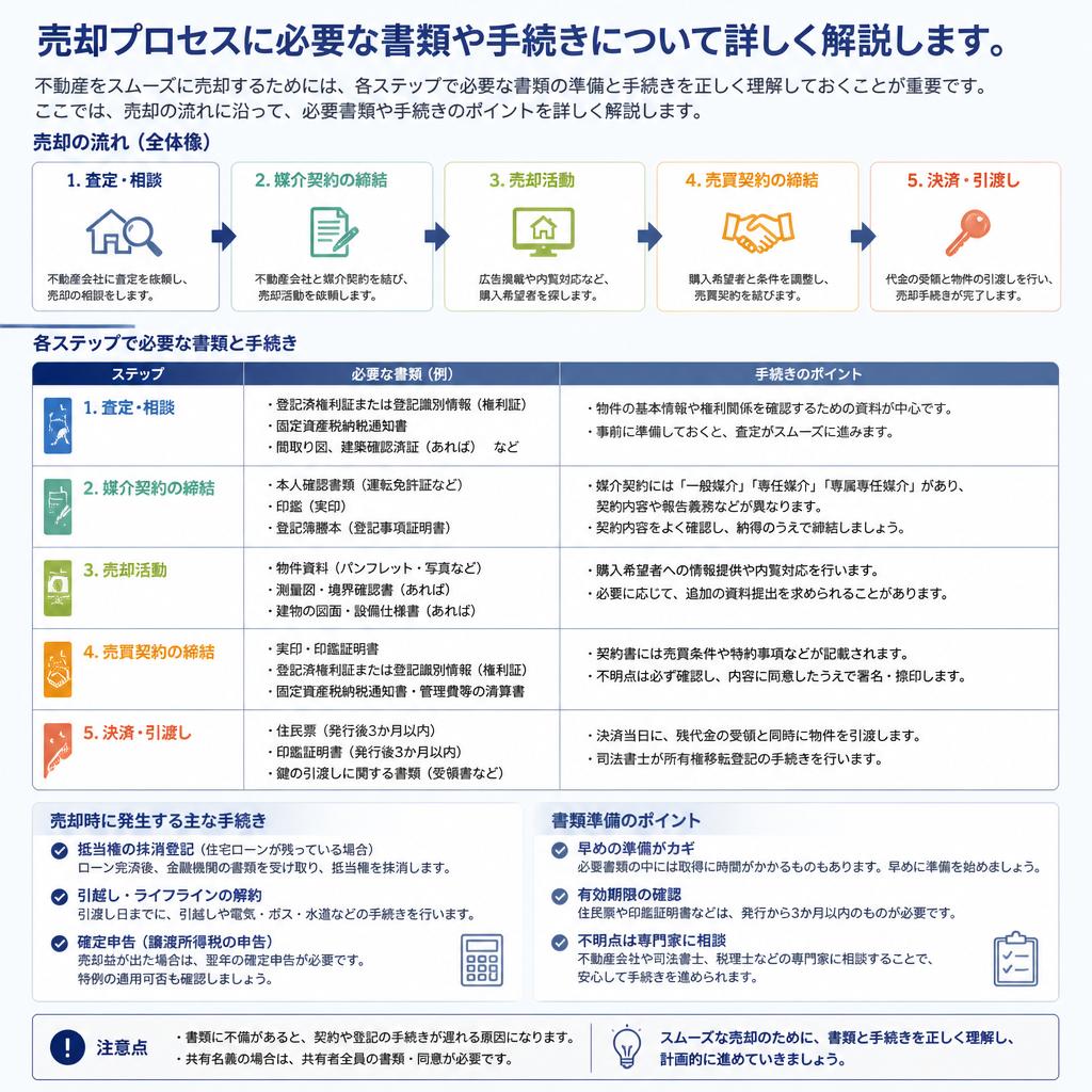売却に向けた必要書類