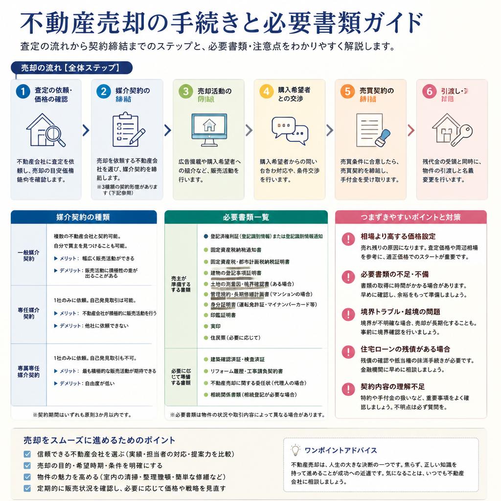 5. 不動産売却の手続きと必要書類